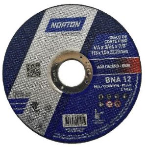 Disco De Corte Norton 4 1/2" X 3/64 X 7/8 Bna 12