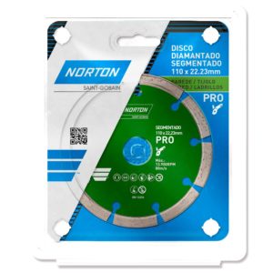 Disco Diamantado Norton 4 1/2" X 7/8 Pro Continuo