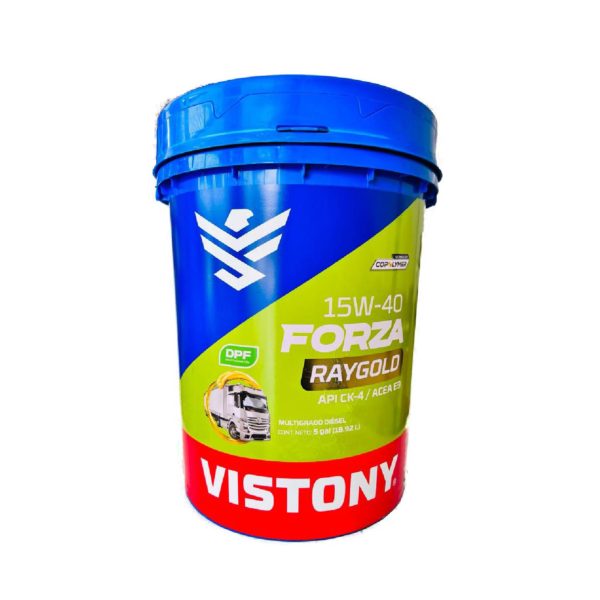 SAE 15W40 Forza Raygold API CK-4 de 5GL Vistony
