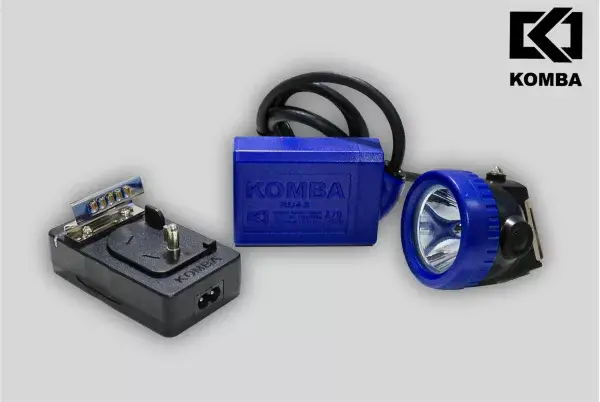 Lámpara minera y cargador KOMBA RD4.5-X70 AZUL - Imagen 2