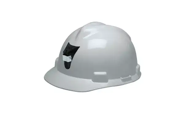 Casco MSA T/Jockey susp one touch c/porta lámpara