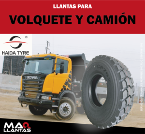 llanta para volquete